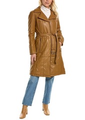 Kenneth Cole Belted Trench Coat