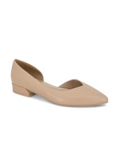 Kenneth Cole Carmina Half d'Orsay Flat in Animal at Nordstrom Rack
