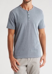 Kenneth Cole Classic Heather Henley in Dark Teal Heather at Nordstrom Rack