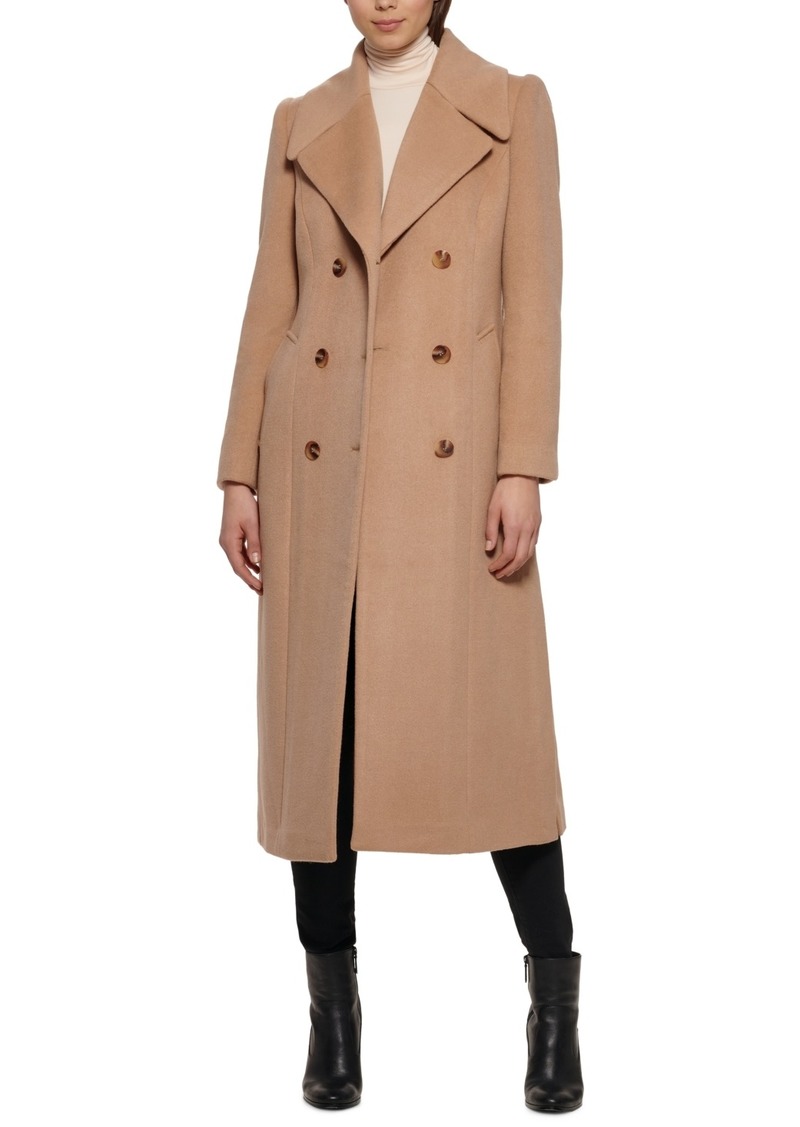 maxi double breasted coat