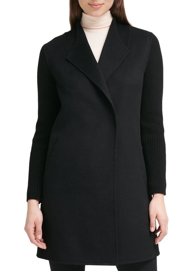 Kenneth Cole Double Face Wool-Blend Coat