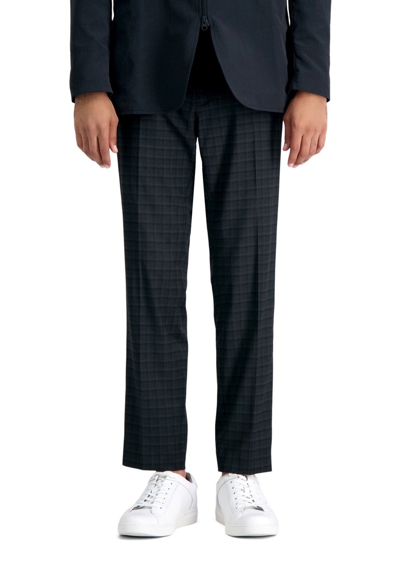 Kenneth Cole High Shadow Plaid Pants in Black at Nordstrom Rack
