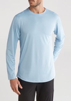 Kenneth Cole Long Sleeve Active T-Shirt in Light Sky at Nordstrom Rack