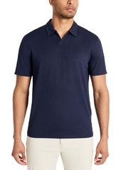 Kenneth Cole Men's Johnny Collar Polo - Light Grey