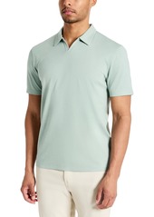 Kenneth Cole Men's Johnny Collar Polo - Light Grey