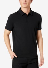 Kenneth Cole Men's Performance Button Polo - Black