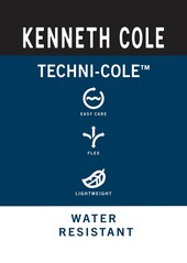 Kenneth Cole Men's Slim-Fit 5-Pocket Tech Pants - Off-white