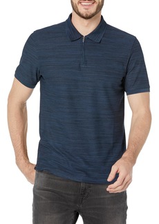 Kenneth Cole Men's Slim Fit Knit Zip Polo