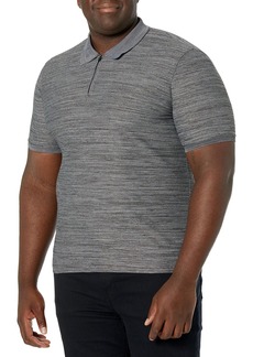 Kenneth Cole Men's Slim Fit Knit Zip Polo