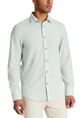 Kenneth Cole Men's Slim Fit Performance Shirt - Coral