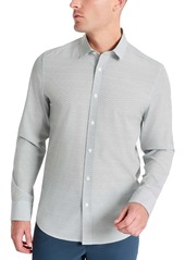 Kenneth Cole Men's Slim Fit Performance Shirt - Coral