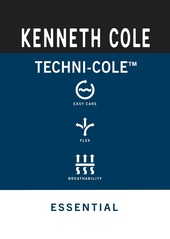 Kenneth Cole Men's Slim-Fit Straight-Leg Two-Way Flex Chinos - Grey
