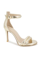 Kenneth Cole New York Brooke Ankle Strap Sandal in Champagne Metallic at Nordstrom Rack