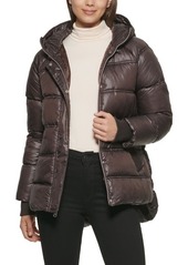 Kenneth Cole New York Cire Hooded Puffer Jacket