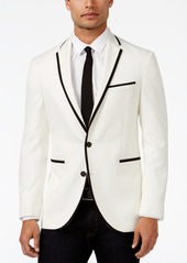 Kenneth Cole Reaction Slim-Fit White with Black Trim Dinner Jacket, Online Only