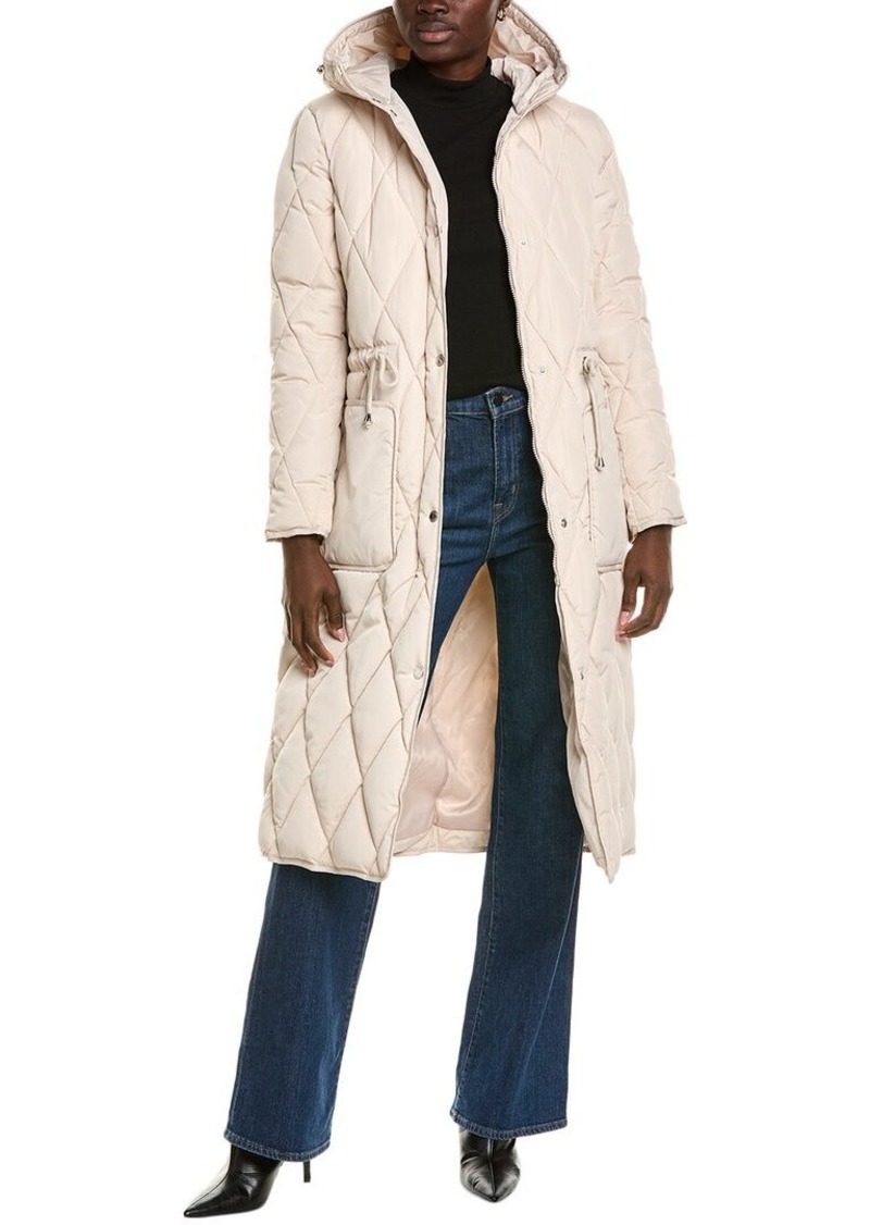 Kenneth Cole New York Diamond Quilted Long Coat