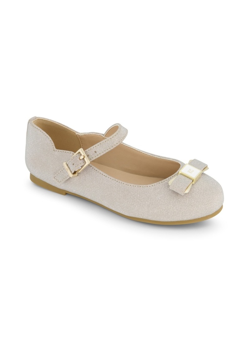 Kenneth Cole New York Little and Big Girls Daisy Callie Ballet Flat Shoe - Gold