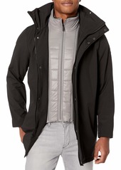 Kenneth Cole New York Men's Transitional Jacket with Bib