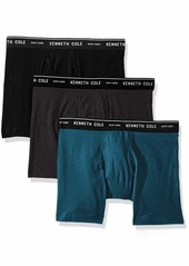 Kenneth Cole New York Men's Underwear Cotton Stretch Boxer Brief Multipack