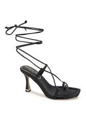 Kenneth Cole New York Women's Belinda Dress Sandals - Black- Leather