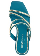 Kenneth Cole New York Women's Blanche Multi Chain Slip-On Dress Sandals - Teal