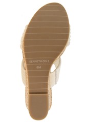 Kenneth Cole New York Women's Cailyn Wedge Sandals - Cognac