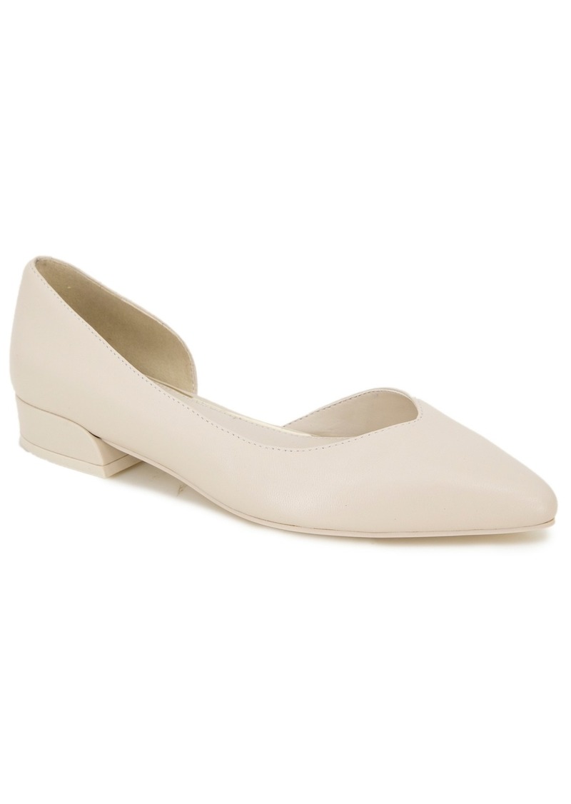 Kenneth Cole New York Women's Carolyn Pointy Toe Flats - Ecru