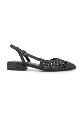 Kenneth Cole New York Women's Cayla Crochet Block Heel Slingback Pumps - Black