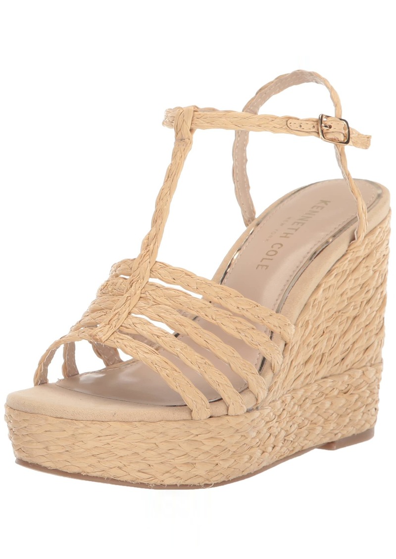 Kenneth Cole Women's Women's Celia Wedge Sandal Classic TAN