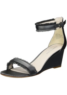 Kenneth Cole Women's Davis Wedge Sandal with Ankle Strap   M US