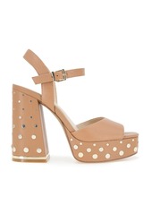 Kenneth Cole New York Women's Dolly Studs Platform Sandals - Classic Tan