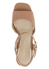 Kenneth Cole New York Women's Dolly Studs Platform Sandals - Classic Tan