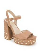 Kenneth Cole New York Women's Dolly Studs Platform Sandals - Classic Tan