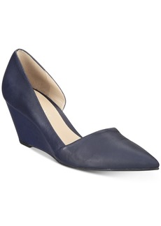 Kenneth Cole New York Women's Ellis Wedge Pumps - Navy