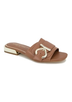 Kenneth Cole New York Women's Irene Flat Sandals - Brown