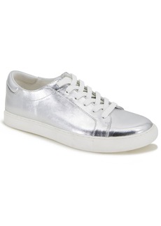 Kenneth Cole New York Women's Kam Lace-Up Leather Sneakers - Silver