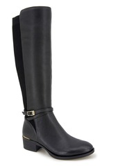 Kenneth Cole New York Women's Lanica Tall Shaft Knee High Boots - Black