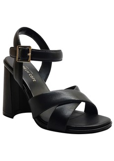Kenneth Cole New York Women's Lessia Dress Sandals - Black Leather