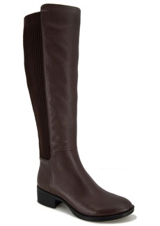 Kenneth Cole New York Women's Levon Wide Shaft Tall Boots - Extended Widths - Chocolate