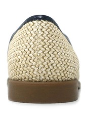 Kenneth Cole New York Women's Linda Bit Raffia Loafers - Natural, Navy