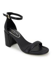 Kenneth Cole New York Women's Luisa Block Heel Sandals - Classic Tan Leather