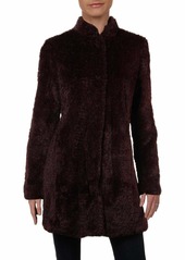 Kenneth Cole New York Women's Mid Length Faux Fur Jacket