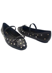 Kenneth Cole New York Women's Myra Stud Mary Jane Flats - Black- Pu