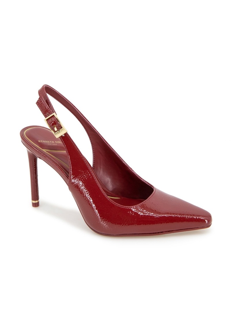 Kenneth Cole New York Women's Quinnly Slingback Pumps - Rio Red Patent