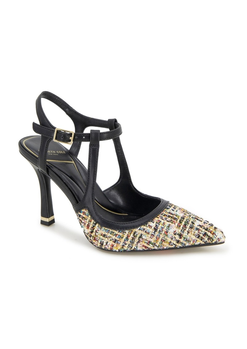 Kenneth Cole New York Women's Romi Ankle Sling Back Pumps - Multi Metallic