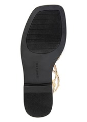 Kenneth Cole New York Women's Ruby Flat Sandals - Gold, Metallic Polyurethane