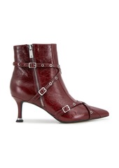 Kenneth Cole New York Women's Umi Biker Booties - Rio Red Leather