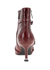 Kenneth Cole New York Women's Umi Biker Booties - Rio Red Leather