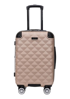 Kenneth Cole Reaction Diamond Tower 20" Hardside Spinner Luggage in Rose Champagne at Nordstrom Rack