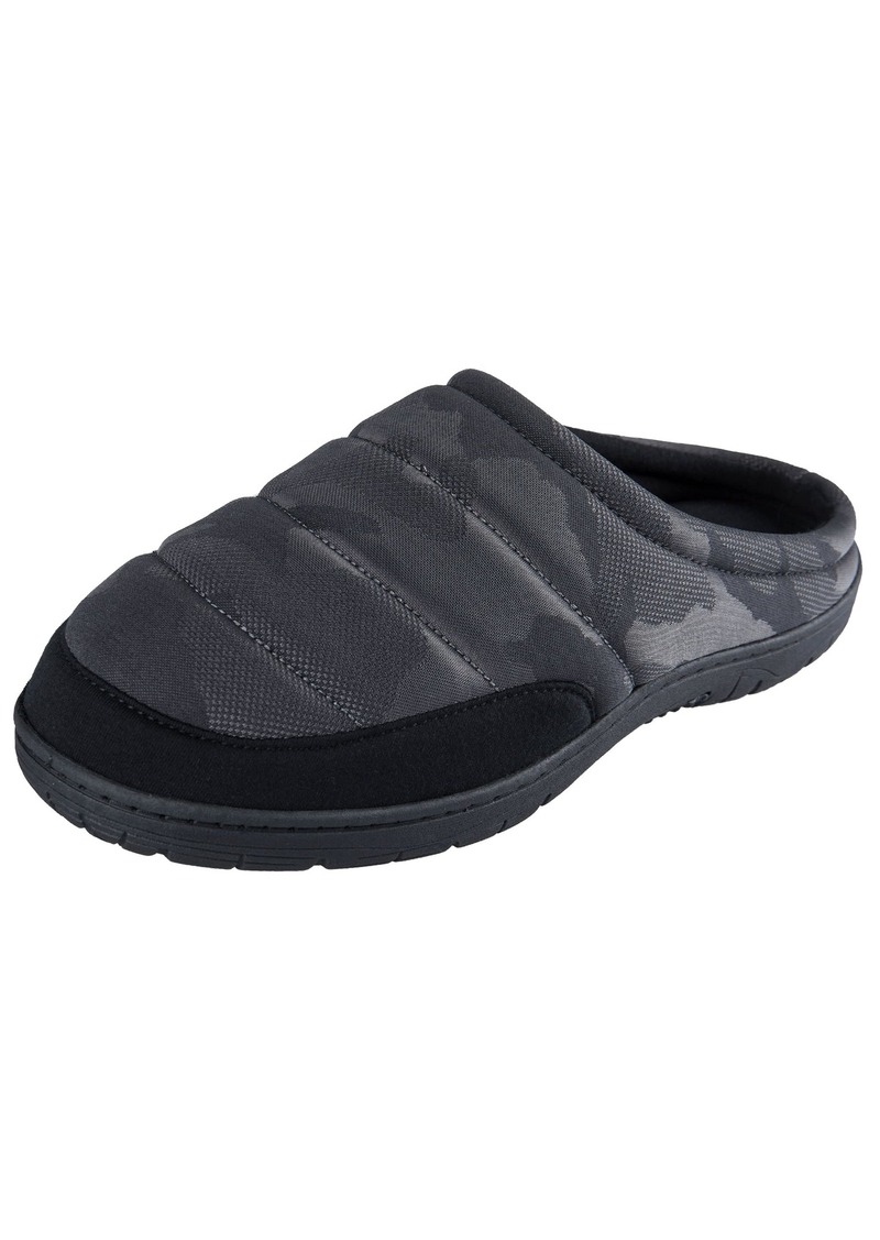 Kenneth Cole REACTION Men's Clog Slipper House Shoes with Memory Foam Indoor/Outdoor Sole